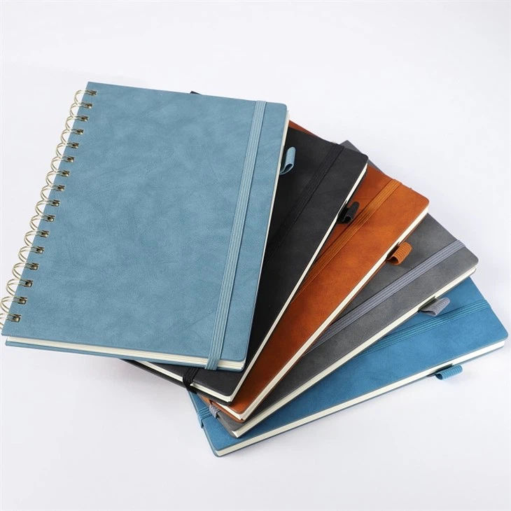 Keménykötésű spirál notebook